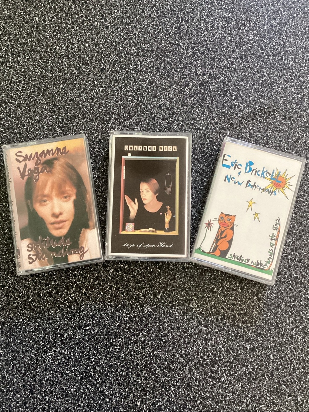 Suzanne Vega (x2) and Edie Brickell (x1) Audio Cassette Tapes